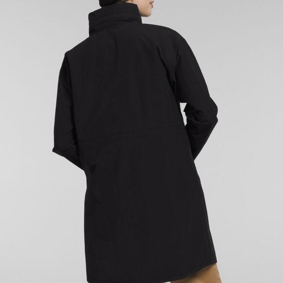 The North Face Trench Coat Size Large Womens TNF Black M66 Tech Full Zip - Picture 8 of 14